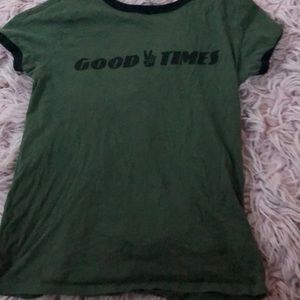 this is a green shirt from forever 21